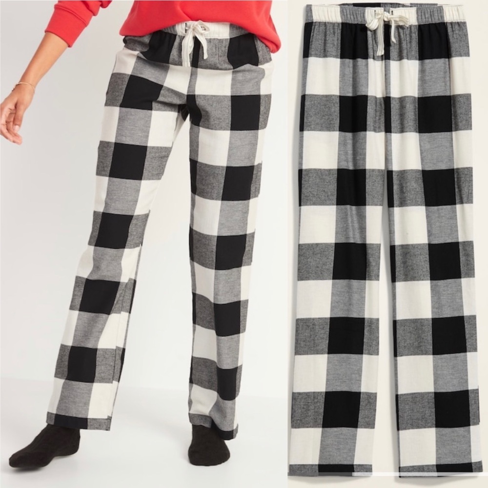 Patterned Flannel Pajama Pants for Women